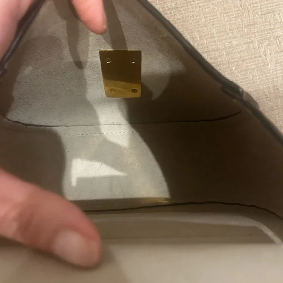 Chloe small Drew Brown Leather Shoulder Bag with Gold Chain - Picture 8 of 10